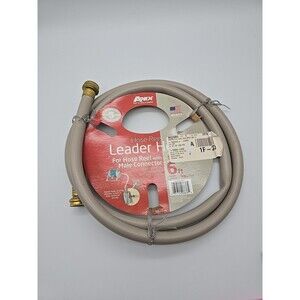 Apex Hose Reel Leader Hose for Hose Reel Male Connector  6'